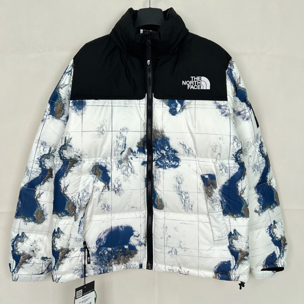 The North Face Black And White Down Jacket